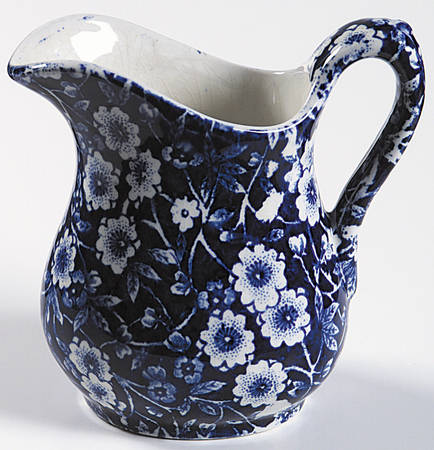 Calico Blue (Crownford Stamp) Mini Creamer