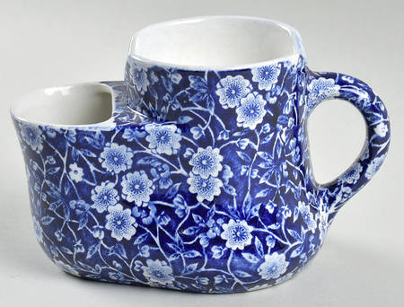 Calico Blue (Crownford Stamp) Shaving Mug