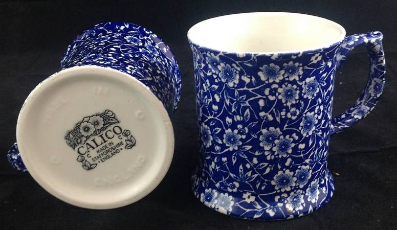 Calico Blue (Crownford Stamp) Mug