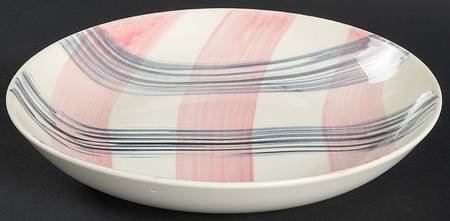 Scots Clan Pink & Charcoal Coupe Soup Bowl