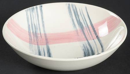 Scots Clan Pink & Charcoal Fruit/Dessert (Sauce) Bowl