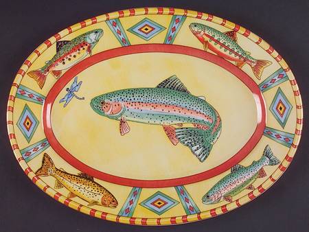 Splash 14" Oval Serving Platter