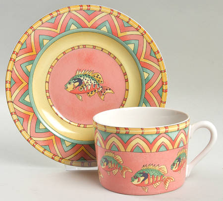Splash Jumbo Cup & Saucer Set