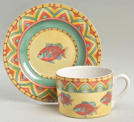 Splash Jumbo Cup & Saucer Set