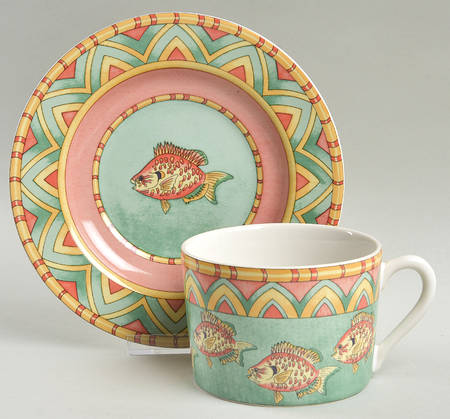 Splash Jumbo Cup & Saucer Set