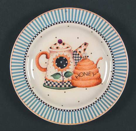 Tea Pots Salad Plate
