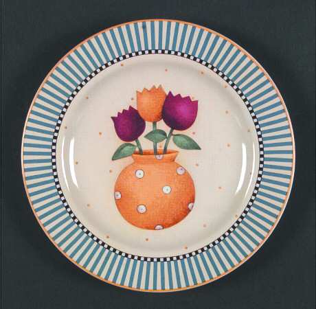 Tea Pots Salad Plate