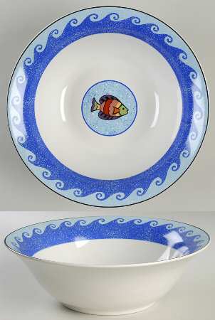 Pisces 9" Round Vegetable Bowl