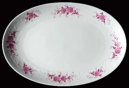 26043 12" Oval Serving Platter by Seltmann