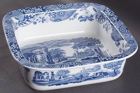 Blue Italian 10" Square Baker