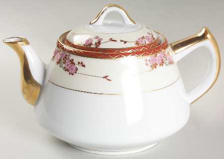 Three Cherries Teapot & Lid