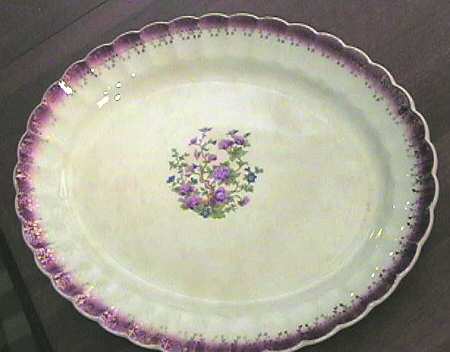 Indian Tree Mandarin Maroon by Sebring Pottery