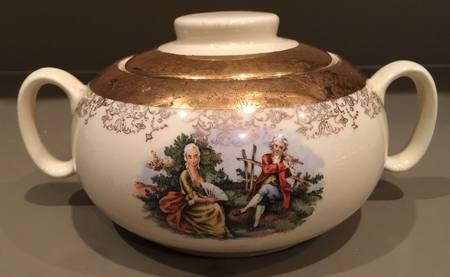 SAB5 Sugar Bowl & Lid by Sabin