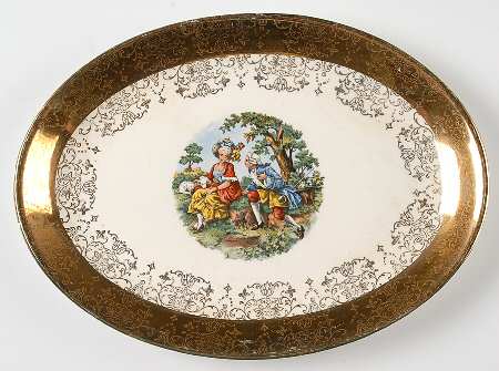 SAB1W 11" Oval Serving Platter