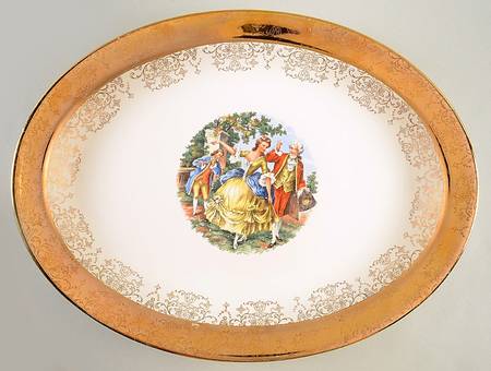 SAB1W 13" Oval Serving Platter