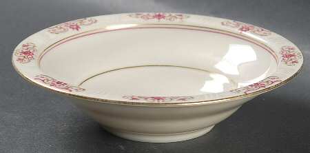 Garnet Rim Fruit/Dessert (Sauce) Bowl by Haas-Czjzek Coronado