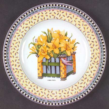 Spring Bouquet Salad Plate