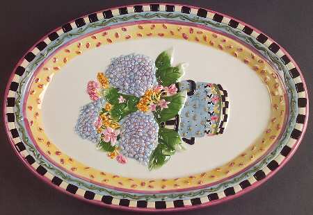 Spring Bouquet 14" Sculpted Platter