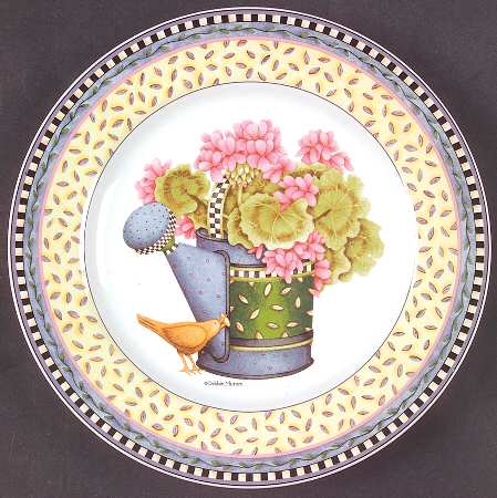 Spring Bouquet Salad Plate