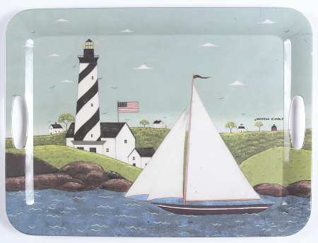 Coastal Breeze Large Melamine Tray