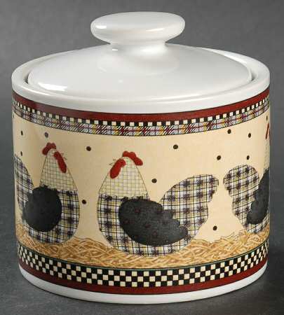 Weather Vane Sugar Bowl & Lid