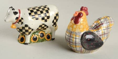 Weather Vane Sculpted Salt & Pepper Set
