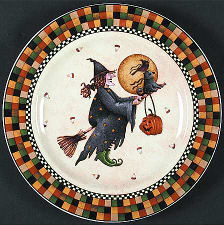 Halloween Salad Plate