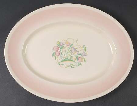 Dresden Spray 14" Oval Serving Platter