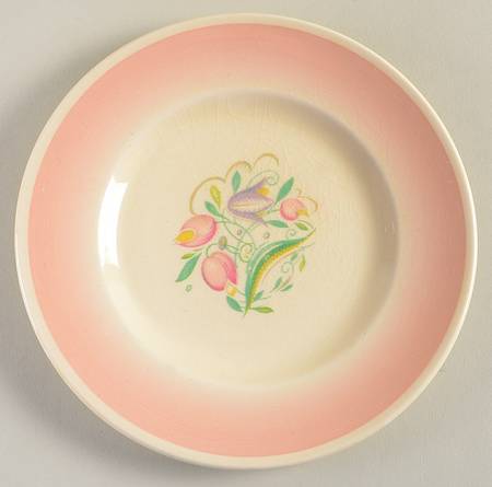 Dresden Spray Bread & Butter Plate