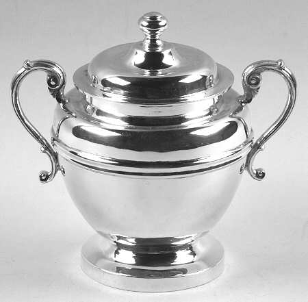 Sterling Hollowware Sugar Bowl & Lid by Sanborns (Mexico)