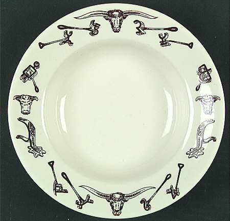 El Rancho Large Rim Soup Bowl