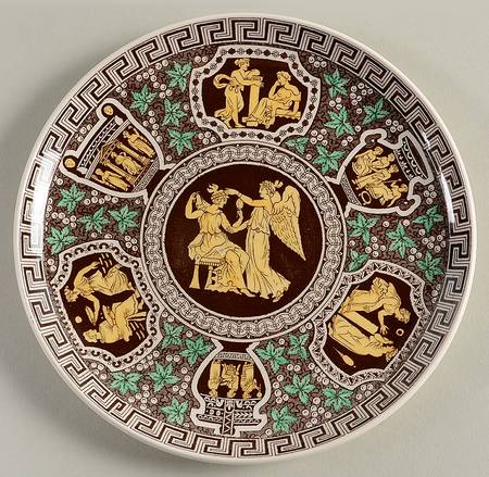 Greek Brown and Yellow by Spode