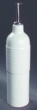 Boscoware White Oil Jar & Drizzle Spout