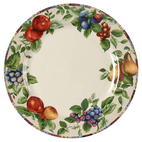 Sonoma (Tan Body, Rim Shape) 12" Chop Plate (Round Platter)