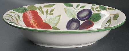 Sonoma (Tan Body, Rim Shape) 14" Large Oval Bowl