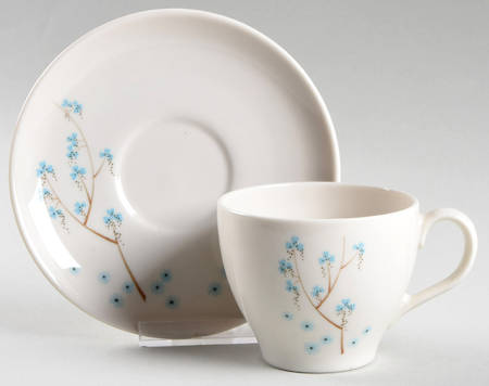 Spring Melody Flat Cup & Saucer Set