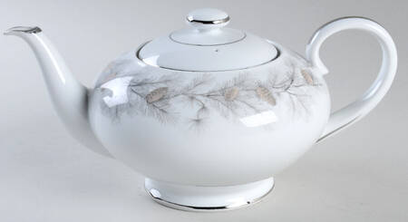 Sierra Pines (No #, Platinum Trim) Teapot & Lid