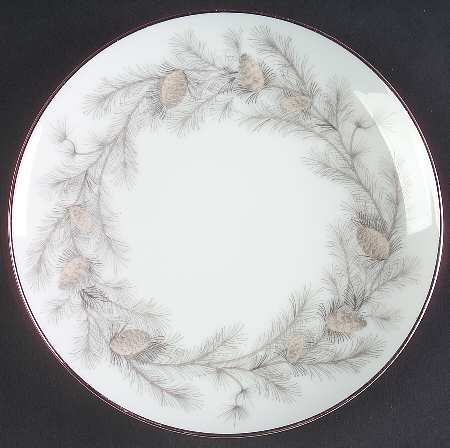 Sierra Pines (No #, Platinum Trim) Bread & Butter Plate