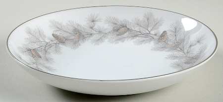 Sierra Pines (No #, Platinum Trim) Coupe Soup Bowl