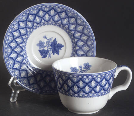 Georgian Collection Flat Cup & Saucer Set