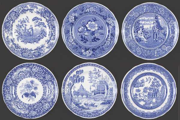 Georgian Collection Bread & Butter Plate - Set of 6 Motifs