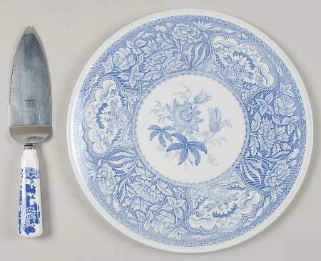 Georgian Collection Cake Plate & Server Set (Boxed)