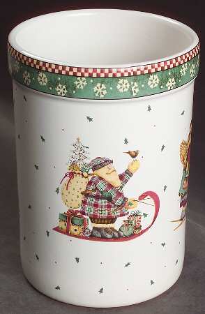 Sledding Characters Utensil Holder