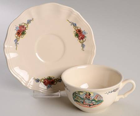 Obernai Flat Cup & Saucer Set