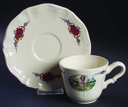Obernai Flat Cup & Saucer Set