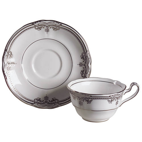 Footed Cup & Saucer Set