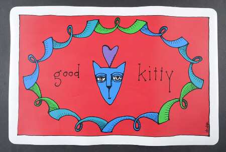 Jester Cat Vinyl Placemat