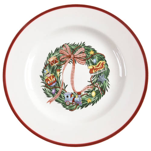 Christmas Memories Salad Plate