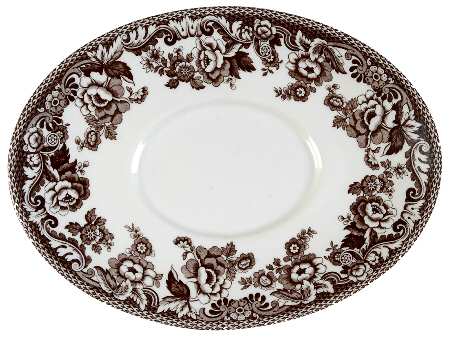 Delamere Brown Underplate for Gravy Boat
