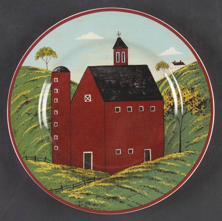 Country Life Salad Plate